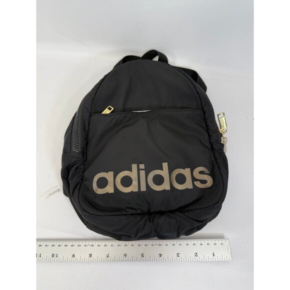 Adidas Core Mini Backpack Black Adjustable Straps Unisex - Picture 6 of 6